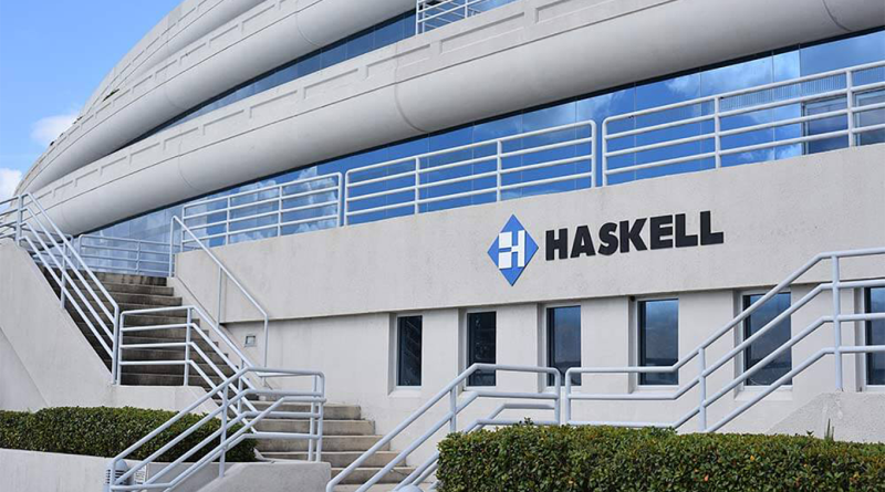 Haskell facility to support steel expansion article