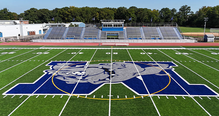 Metuchen High School synthetic turf football pitch