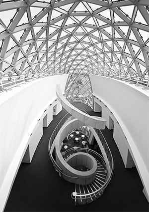 Salvador Dali Museum spiral staircase