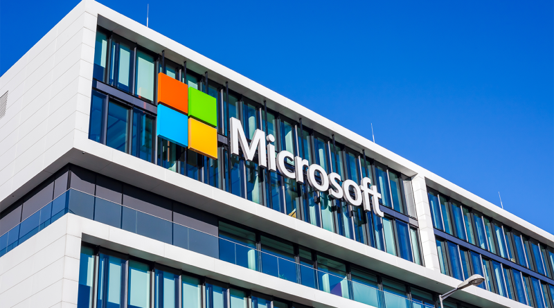 Microsoft building to support AI data centers article