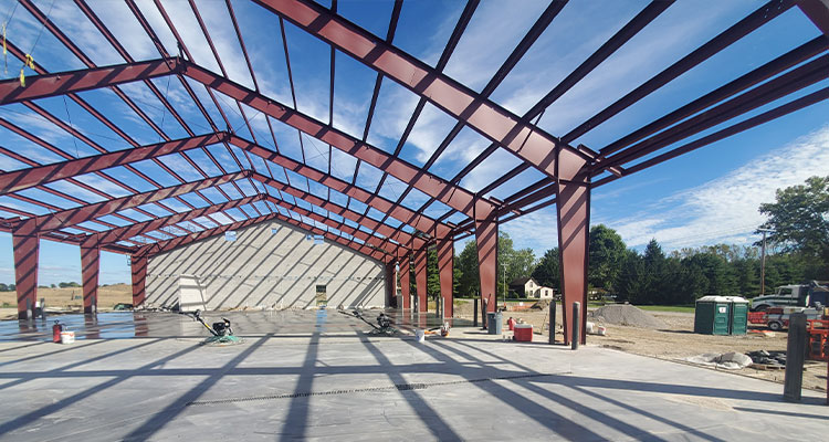 Modern structural steel Prefab Warehouse