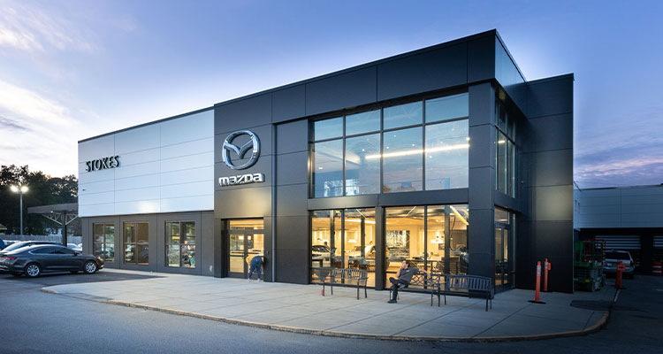 Stokes Mazda Dealership on Ashley Phosphate Drive in North Charleston.