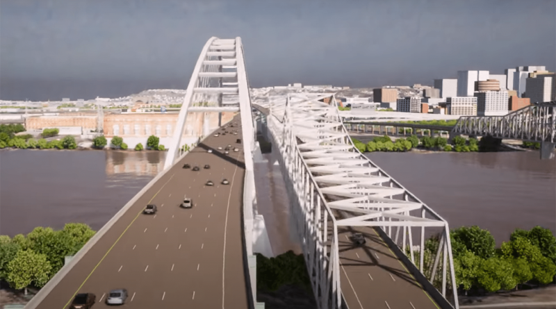 Re-imagined Brent Spence Bridge mockup