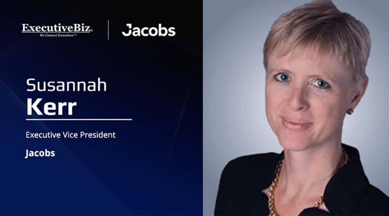 Susannah Kerr, Executive Vice President of Jacobs to support environmental services article