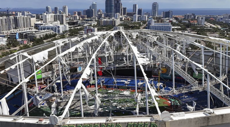 Tampa Bay Rays Stadium issues following storm