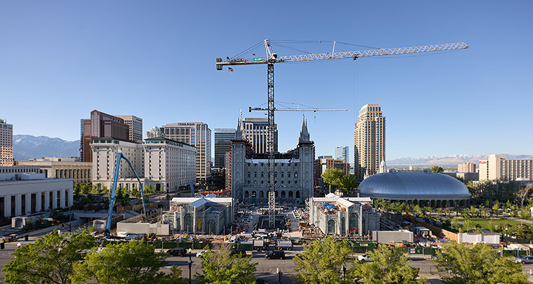 Temple Square in Salt Lake City, Utah