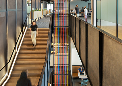 interior of the Alterman corporate campus in Live Oak, Texas