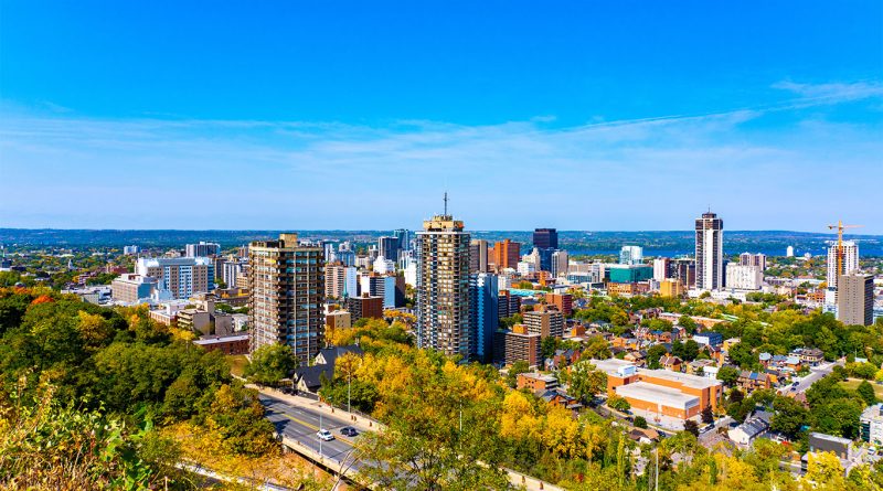 Hamilton Hits $1B in Construction Value Earlier Than Ever Before Skyline view of Hamilton, Ontario, to support construction boom article