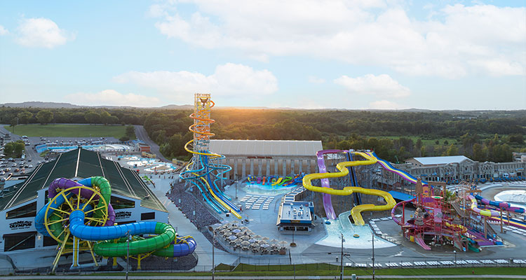 Rooted in intentional leadership and empowerment of each employee, Holtz Builders is more than a business shows Mt. Olympus Water & Theme Park Resort in Wisconsin Dells, USA
