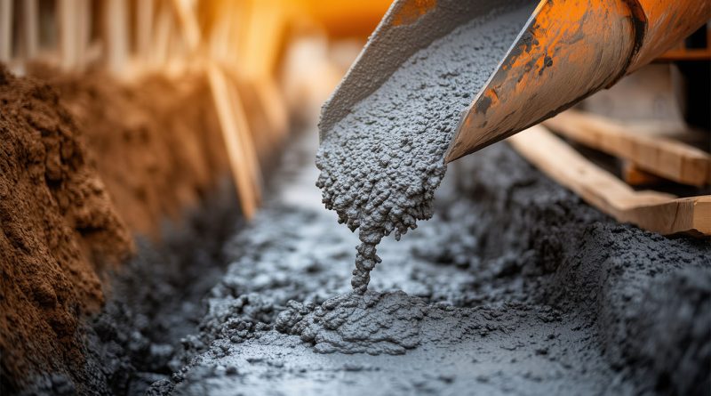 Precast Concrete or Poured Concrete: Weighing the Pros and Cons for Your Foundation Concrete being poured out of mixer to support Precast Concrete or Poured Concrete article