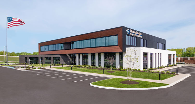 Through problem-solving, craftsmanship, and accountability, Marous Brothers is building lifelong partnerships the headquarters of Marous Brothers Construction, located in Willoughby, Ohio