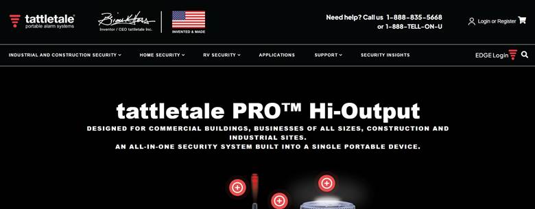 Tattletale security website