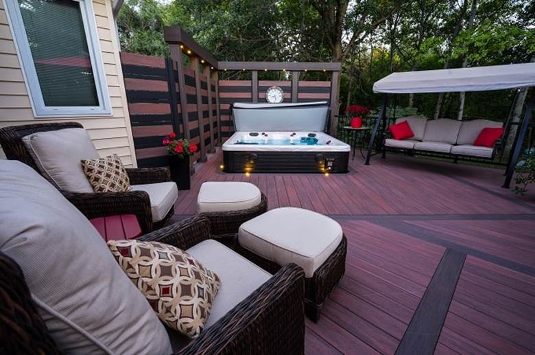 Modern outdoor decking by Wolf Home Products