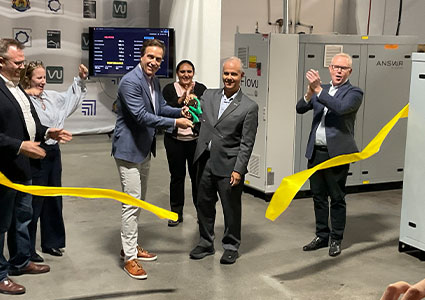 a ribbon-cutting ceremony