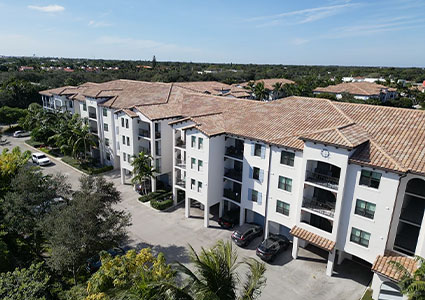a luxury apartment building