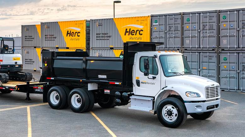 Herc Rentals van and cargo