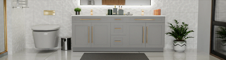 Traditional vanity collection by PKB Cabinetry.
