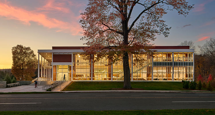 the Prosser Public Library in Bloomfield, Connecticut