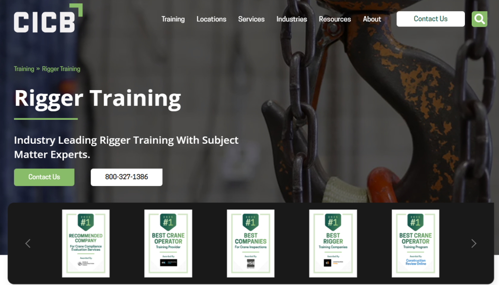 CICB rigger training