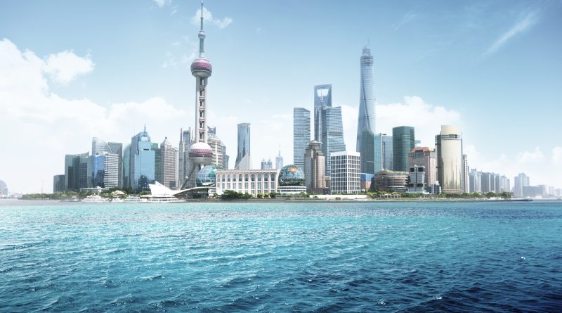 Shangai coastline representing new underwater data centers in the city.