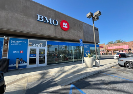 a BMO Bank of Montreal branch