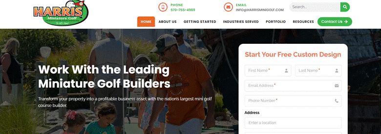 Harris Miniature Golf Courses