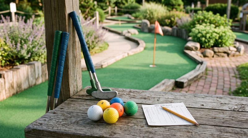 Mini golf course design