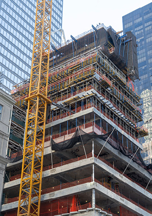 the construction of the Rolex USA Headquarters