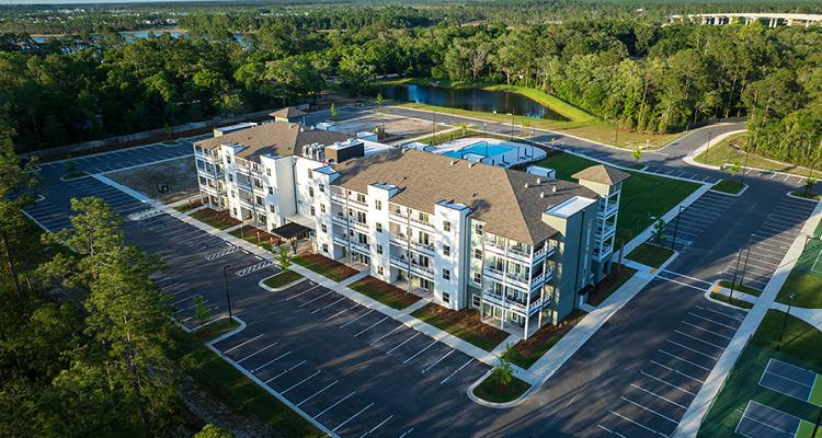 the Wilton Palm Coast apartment and carriage home community