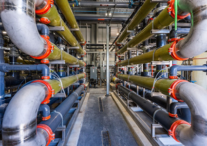 an industrial membrane filtration system