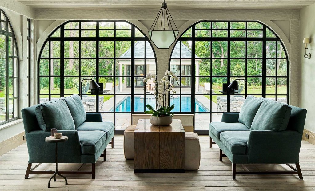 Thermally broken steel windows and doors at a Denver, Colorado, residence. Riviera Bronze says a thermal break keeps heat and cold from conducting through the frame. Architect: KGA Studio Architects.